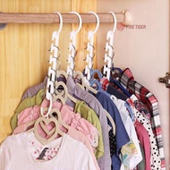 9-Hole Clothes Hanger 360 Degree Rotation Save Space/Storage ft99