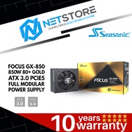 SEASONIC FOCUS GX-850 ATX 3.0 GOLD PCIE 5 POWER SUPPLY - FOCUS GX-850 ATX3.0