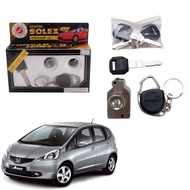 ชุดกุญแจล็อคประตู สำหรับรถ Honda Jazz ยี่ห้อ SOLEX จำนวน 1 ชุด