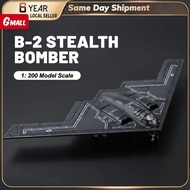 Aircraft Toy Model 1:200 Scale US Air Force B-2 A Ghost Bomber ABS Airplane Display Collection