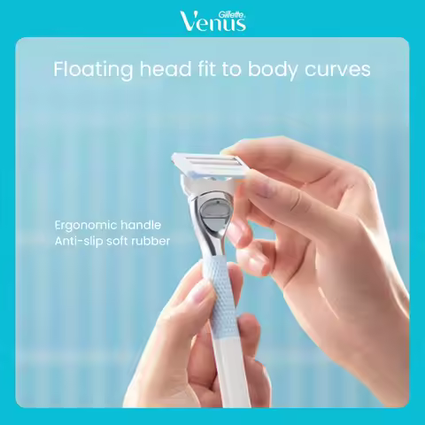 Gillette Venus Women's Pubic Hair Razor Lady's Body Razor Intimate Area Safety Shaver with Lubricati
