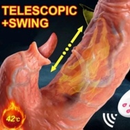 terbaru dildo Wireless telescopik swing otomatis maju mundur getar