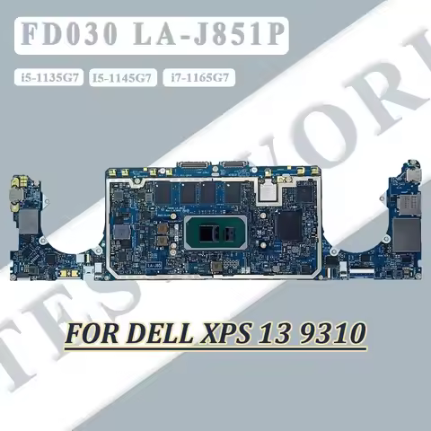 0062CR 05TV1G For Dell XPS 13 9310 2-in-1 Laptop Motherboard System Mainboard With i5/i7-11th Gen CP
