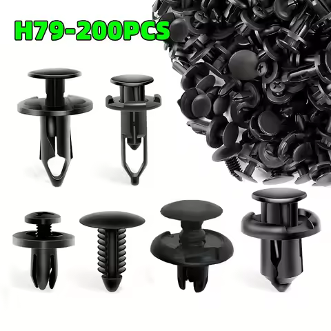 200pcs Car Fixing Clip 6mm7mm8mm9mm10mm Universal Six Types Of Mixed for Toyota for Ford for GM for 