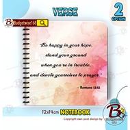 Bible Verse / Quotes / Wisdom / Notebook / Souvenir / giveaways / gift / birthday / Budgetwise
