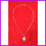 ◄ ☫ ☃ St. Padre Pio Metal Silver Pendant Necklace