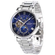 Orient Star RE-AY0103L RE-AY0103L00B Classic Mechanical Blue Open Heart Dial Watch Made in Japan