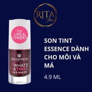Son Tint Essence What A Tint dành cho môi và má - dupe son Benefit tint
