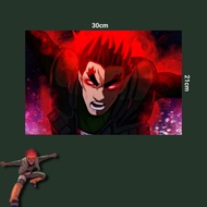 "MIGHT GUY" anime poster UK 21x30 glossy lamination