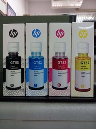 HP GT53(51)BK+GT52 C M Y  SET 4 สีสีละขวด ดำ+ฟ้า+ชมพู+เหลือง เทียบเท่าใช้แทน ใช้ HP Smart Tank 500,515,615,INK TANK 115/ 315/ 415/ 319/ 419