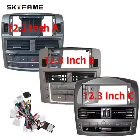 SKYFAME 12.3 Inch Car Frame Fascia Adapter Android Radio Dash Fitting Panel Kit For Lexus IS IS250 I