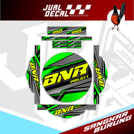 Stiker Sangkar Murai Variasi BNR new Decal Tebok Kandang Burung Bulat No 1 2 3 4