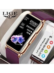 LIGE Reloj Inteligente Lige/ Con Medición De Frecuencia Cardíaca/oxígeno En Sangre/presión Arterial/monitor De Sueño/rastreador De Actividad Física/modo Deportivo/pasos/calorías/ip67 A Prueba De Agua/notificación De Llamada Y Mensaje/múltiples Modos Deportivos Para Hombre Y Mujer