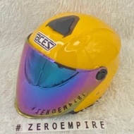 helmet murah aces r1 siap visor rainbow lelong