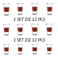 LILIN Shot Glasses/ Shot Glasses Pack of 12 Pcs/ Shot Glasses Candle Glasses