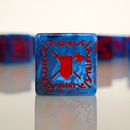 Azure Starforge Dice D6 1 Ball (1die) | For DnD D&D MTG RPG TRPG Board Game