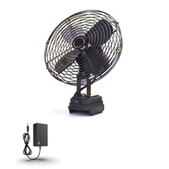 Tanzu 8 inch Lithium Battery Fan with 2 Level Adjustable Portable High Power Fan Cooling Fans Cordle