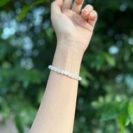 Moonstone Lucky Bracelet (Moon) 5mm Natural Compatible with Water and Metal elements Moonstone Brace
