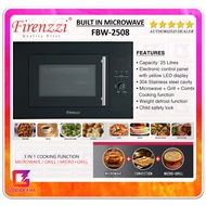 FIRENZZI FBW-2508 Built-in Microwave Oven 25L (Microwave + Grill + Combi Cooking)