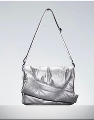 Yohji Yamamoto discord 山本耀司 枕頭包 fluffy silver leather bag