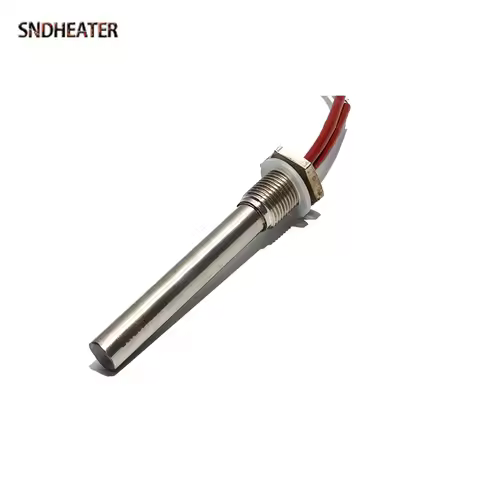 SNDHEATER 12V/24V M16 Thread Cartridge Water Heating Element 12x100MM 50W/100W/150W/200W/300W Indust