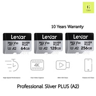 Lexar Professional Silver PLUS microSDXC UHS-I V30 A2 64GB 128GB 256GB SD CARD sdcard micro sd micro