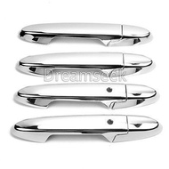 CHROME DOOR HANDLE COVER TRIM FOR HONDA FIT JAZZ 2014-2019 / SHUTTLE 2015-2020 WITH SMART KEYHOLE