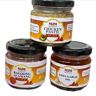 Bundle of 3 Spicy Chicken Pastil/Bagoong Alamang/Chili Garlic Oil