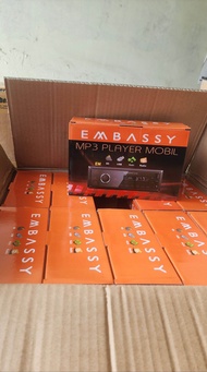 Head Unit Single Din Radio Usb BT Embassy