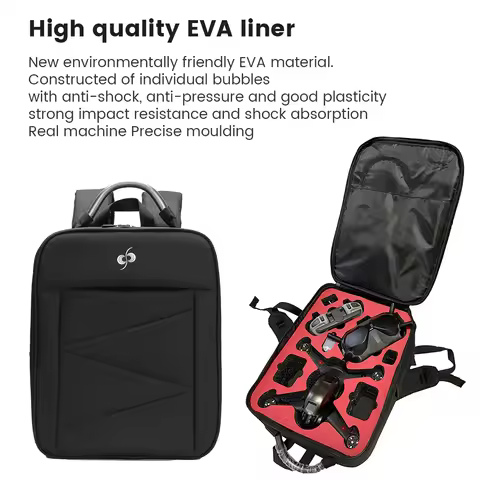 Waterproof Backpack Portable Bag Shockproof Bag Shoulder Case for DJI FPV Combo Drone Goggles V2 Con