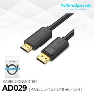 CABLE DISPLAY PORT TO HDMI 4K dp to hdmi