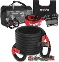 X-Bull Kinetic Rope Recovery kit 7/8 Inches X 30Ft kinetic Recovery Rope