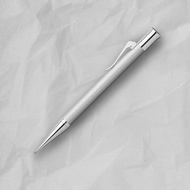 【Graf von Faber-Castell】 繩紋飾 自動鉛筆-鍍銠金屬