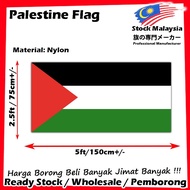 ***BORONG*** Bendera Negara Palestin Palestine National Flag 2.5x5ft 30inch x 60inch 75cm x 150cm FP