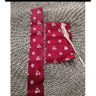 1 set of shawl and angkin/ kemben batik jumputan