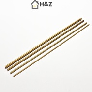 H&Z Brass Tube Pipe Tubing Round Inner 2mm 3mm 4mm 5mm Long 300mm Wall 0.5mm Nice