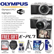 Olympus E-PL7 14-42mm Wifi 16MP flip screen Live MOS Sensor 3 axis in body VCM stabilizer 81 point a