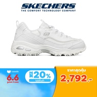 Skechers สเก็ตเชอร์ส รองเท้าลำลองผู้หญิง Women Sport DLites Casual Shoes - 149463-WHT Air-Cooled Memory Foam