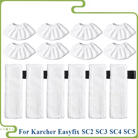 Mop Cloth for Karcher Easyfix SC2 SC3 SC4 SC5 Steam Cleaner Microfibre Floor Cleaning Pad Cover Stea