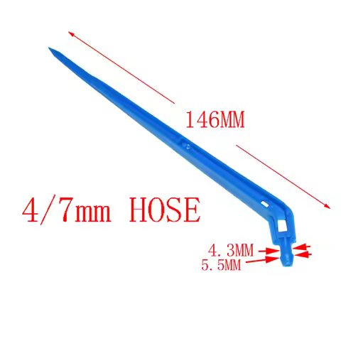 200pcs 1/4" 4/7 Arrow Dropper Drip Irrigation System Garden Greenhouse micro irrigation system conne