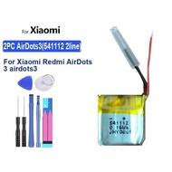 For Xiaomi Redmi Airdots 3 Earphone bty Stable 2PC AirDots3 541112 2line 45mAh High Compatibility