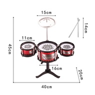 Mainan Trendy Set Drum Mini Itik Kuning Kecil Alat Muzik Kanak-kanak Ukulele Gitar Mainan Pendidikan