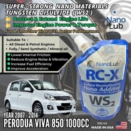 NanoLub RCX WS2 Engine Oil Additive - Perodua Viva 850 1000cc 1.0L ( Year 2007 - 2014 ) 100ml Made I