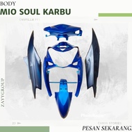 Full Body Alus Yamaha Mio Soul Karbu Lama Warna Biru Hitam