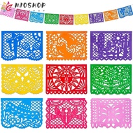 MIOSHOP Day of the Dead Outdoor Colorful Party Cinco De Mayo Decorations Paper Cuttings Art Charles 
