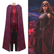 Halloween Wanda Vision Scarlet Witch Cosplay Costume Set Outfits Carnival Suit