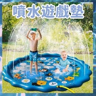 其他品牌 - 戶外噴水遊戲墊 戶外充氣兒童戲水墊 玩水墊 噴水墊 噴水池玩具 戲水池 充氣泳池 戶外戲水充氣墊 噴水泳池 充氣戲水池 夏天必備 花邊字母噴水墊（動物字母款式/圖案隨機） 充氣浮墊