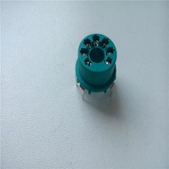 1pcs bakelite tube socket GZS7-1B-Y seat tube socket silver foot PCB for 6J1 6X4 2P2 tube amplifier