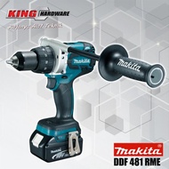 Bor Cordless Bor Cas 1 Set Makita DDF 481 RME perkakas