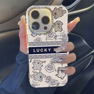 For IPhone 11/12/13/14/15 Pro Max Case Cute Cloud Dog Flowers Case For IPhone 11,12,13,14,15,11PM,12